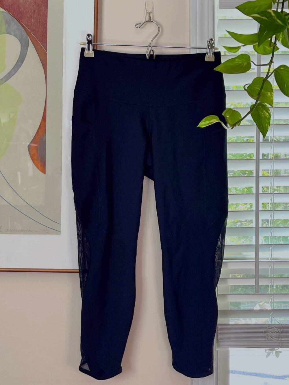 High-Waisted PowerSoft Crop Pocket Leggings (Petite)